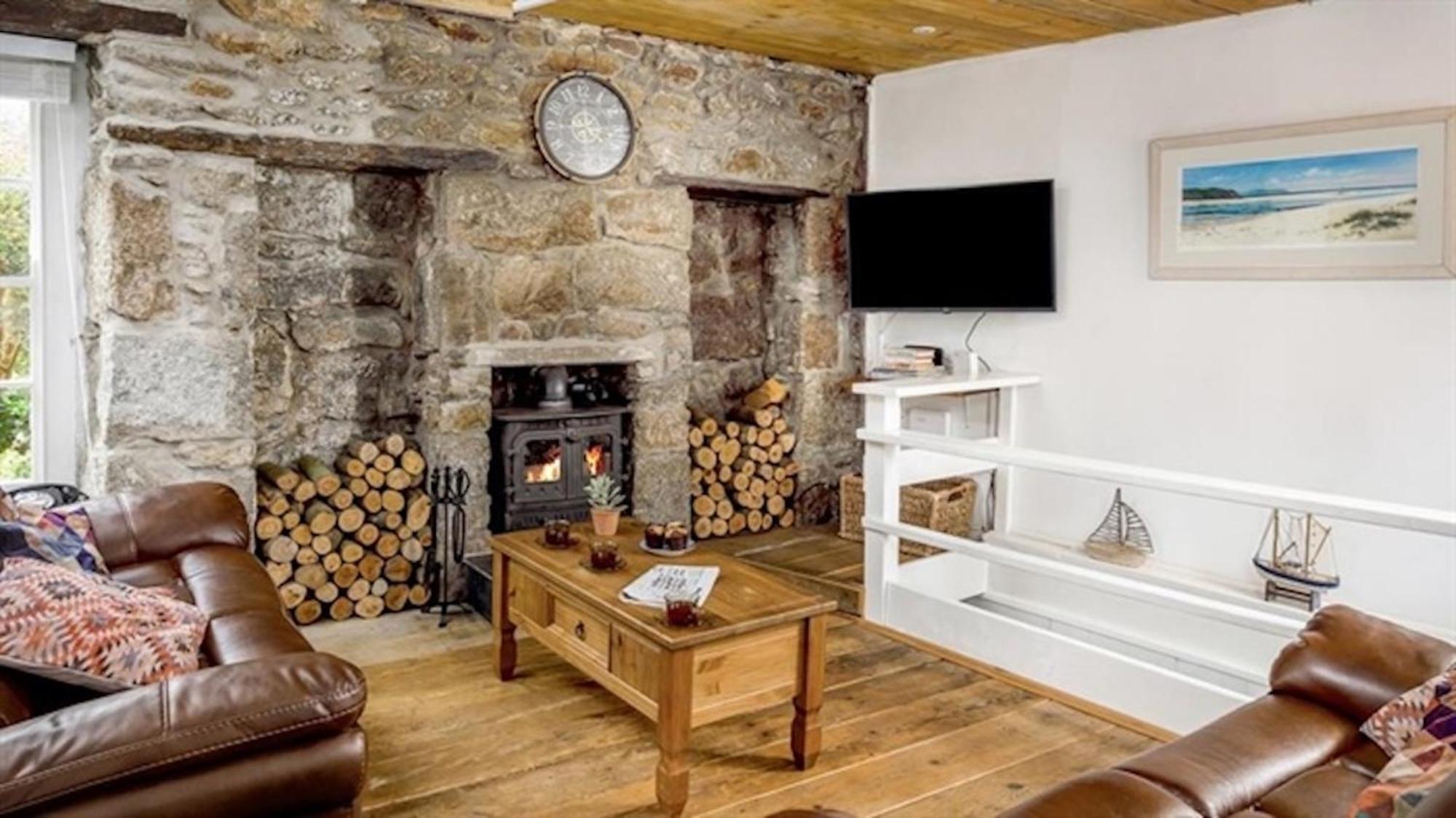 Boatsman'S Cottage- Sleeps 4- Garage- Mousehole Exteriör bild